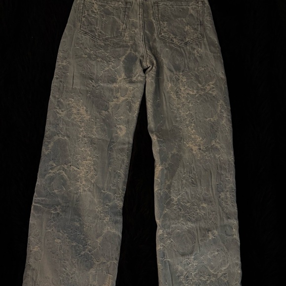 Light Blue Patterned Jeans - Picture 4 of 4